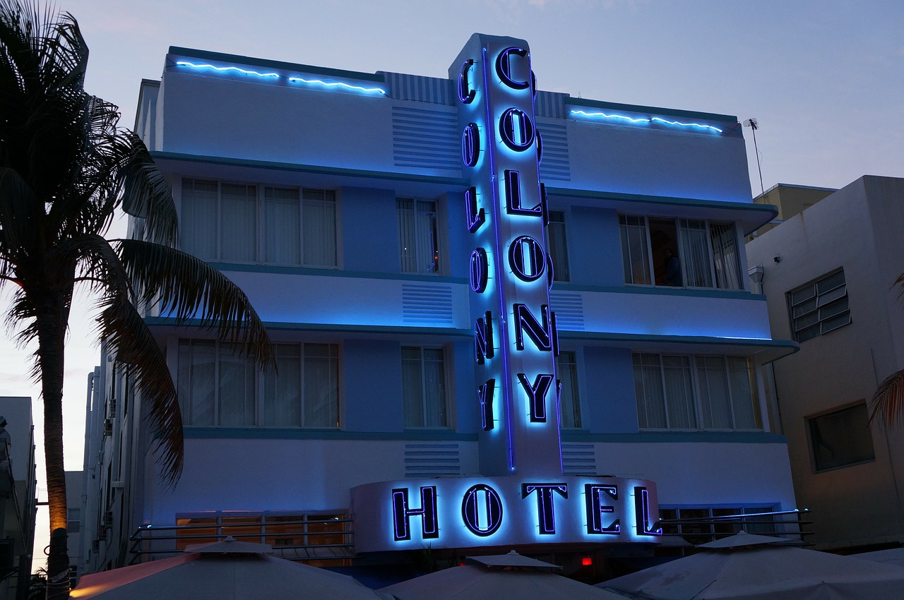 hotel hotel colony ocean drive free photo