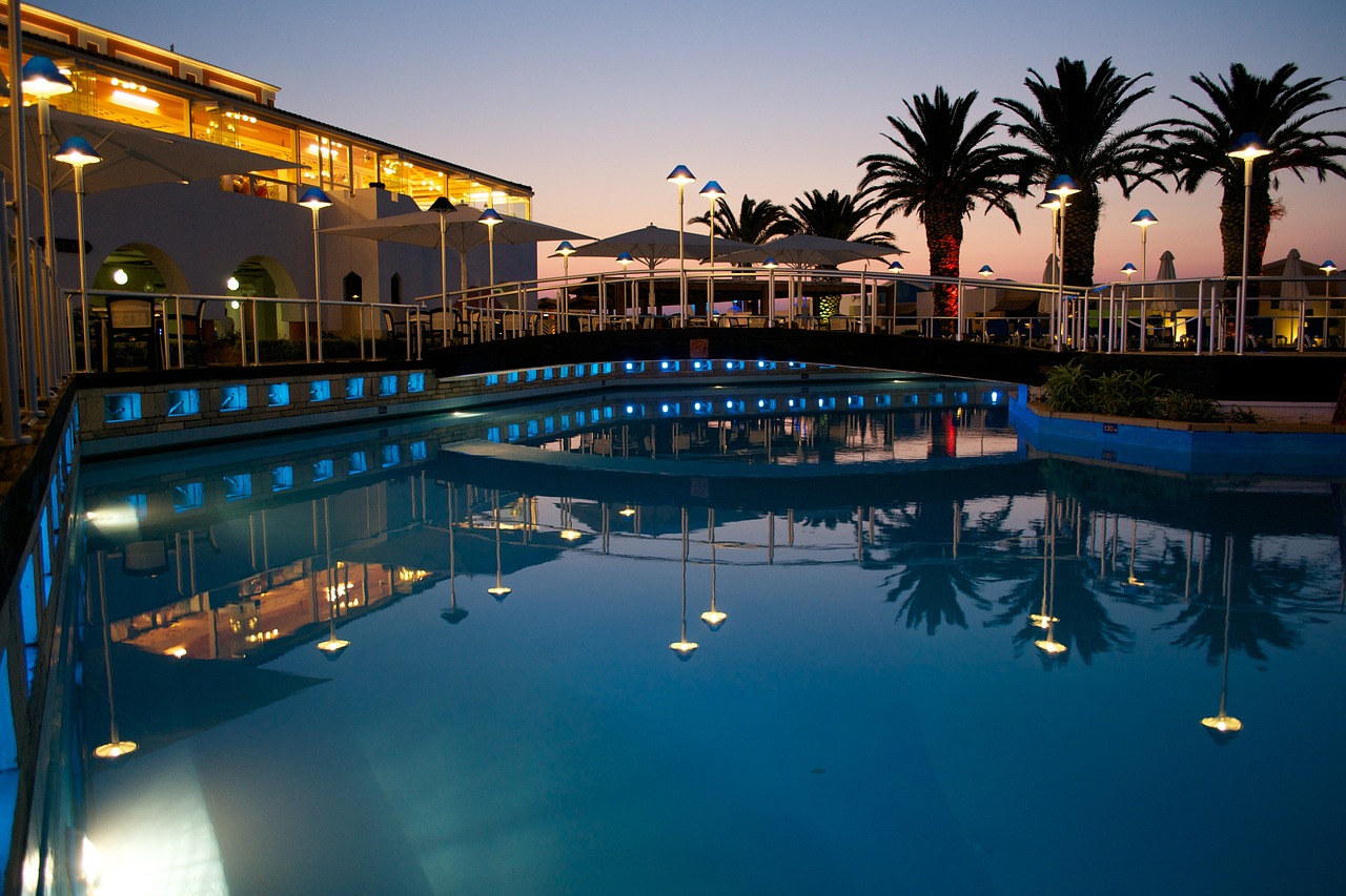 hotel pool swimming pool free photo