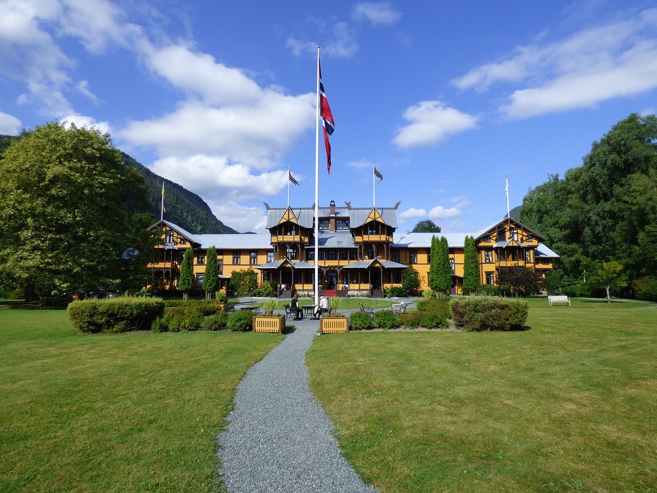 hotel the valley telemark norway free photo
