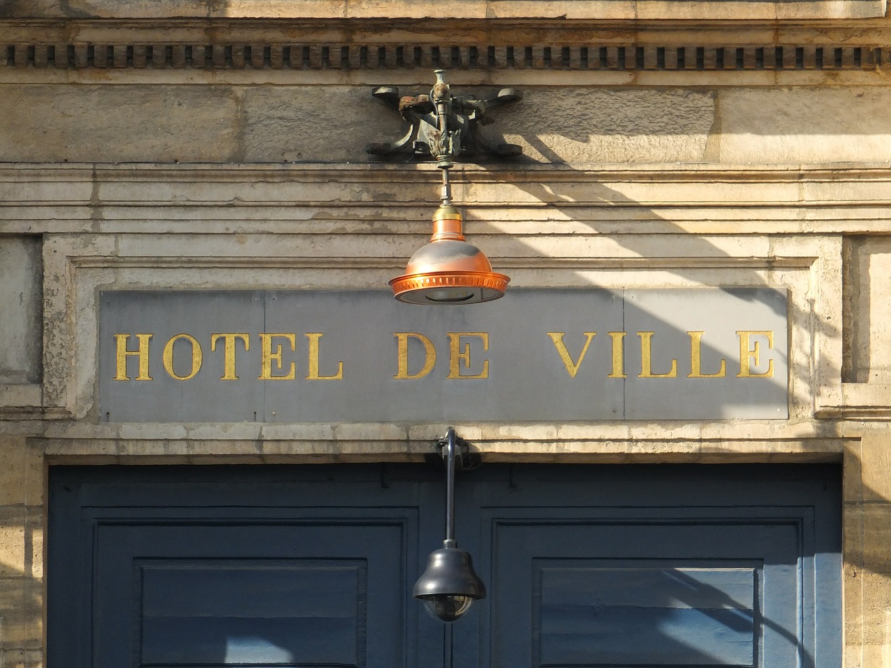 hotel de ville bordeaux france free photo