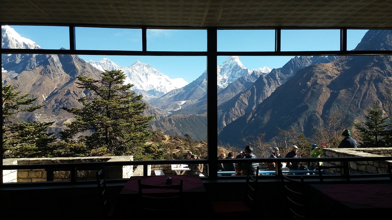 hotel everest view  syangboche  nepal free photo