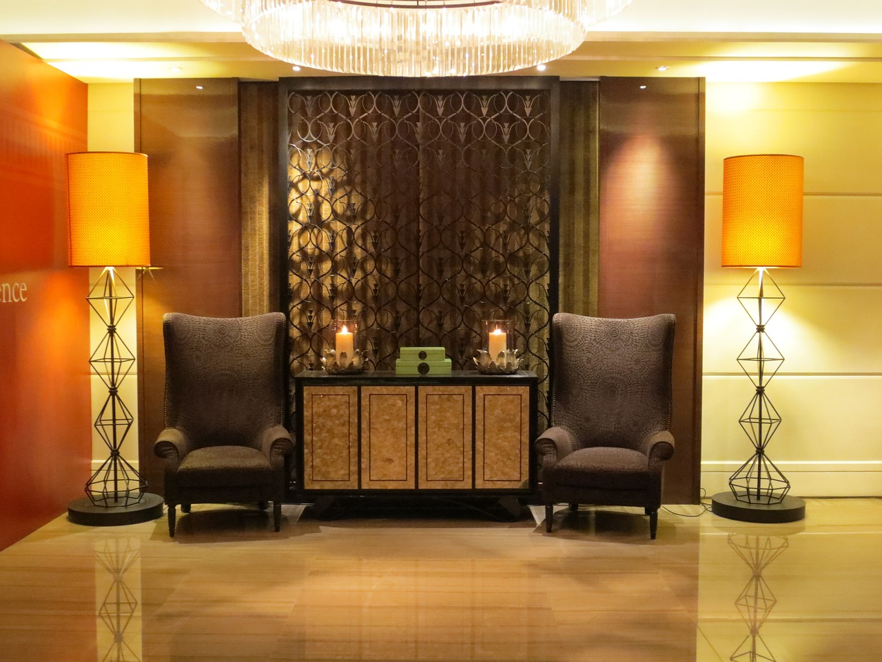 hotel lobby interior design decor free photo