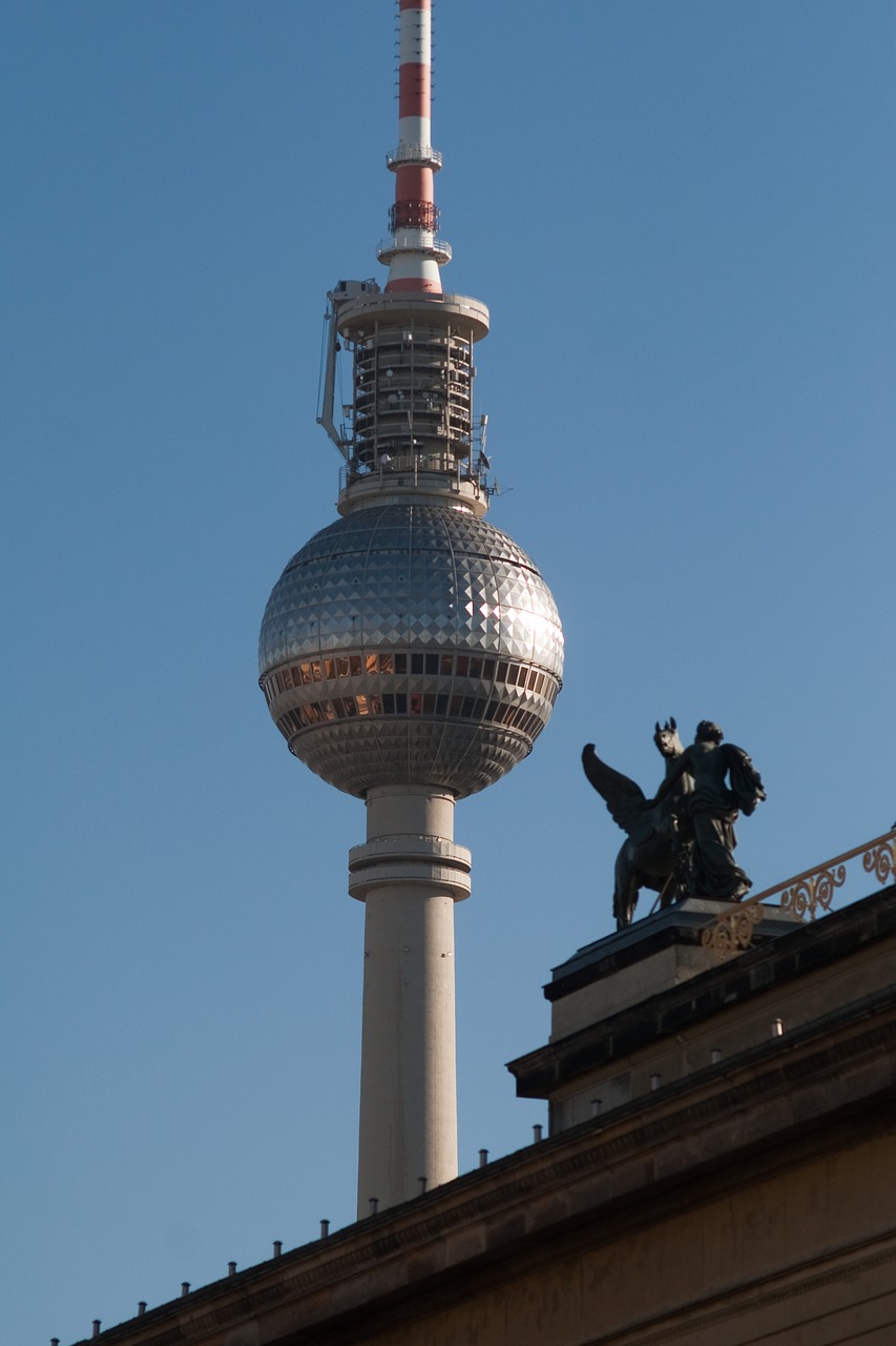 hotels in berlin  germany  tv tower free photo