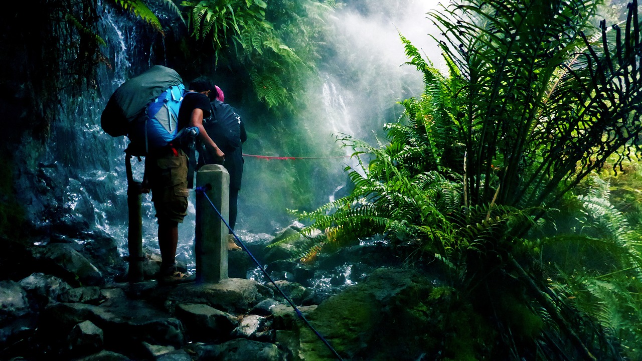 hotspring mountain geothermal free photo