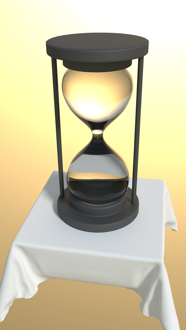 hourglass time transient free photo