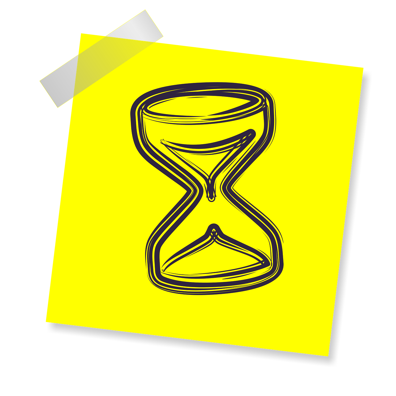 hourglass sign icon free photo
