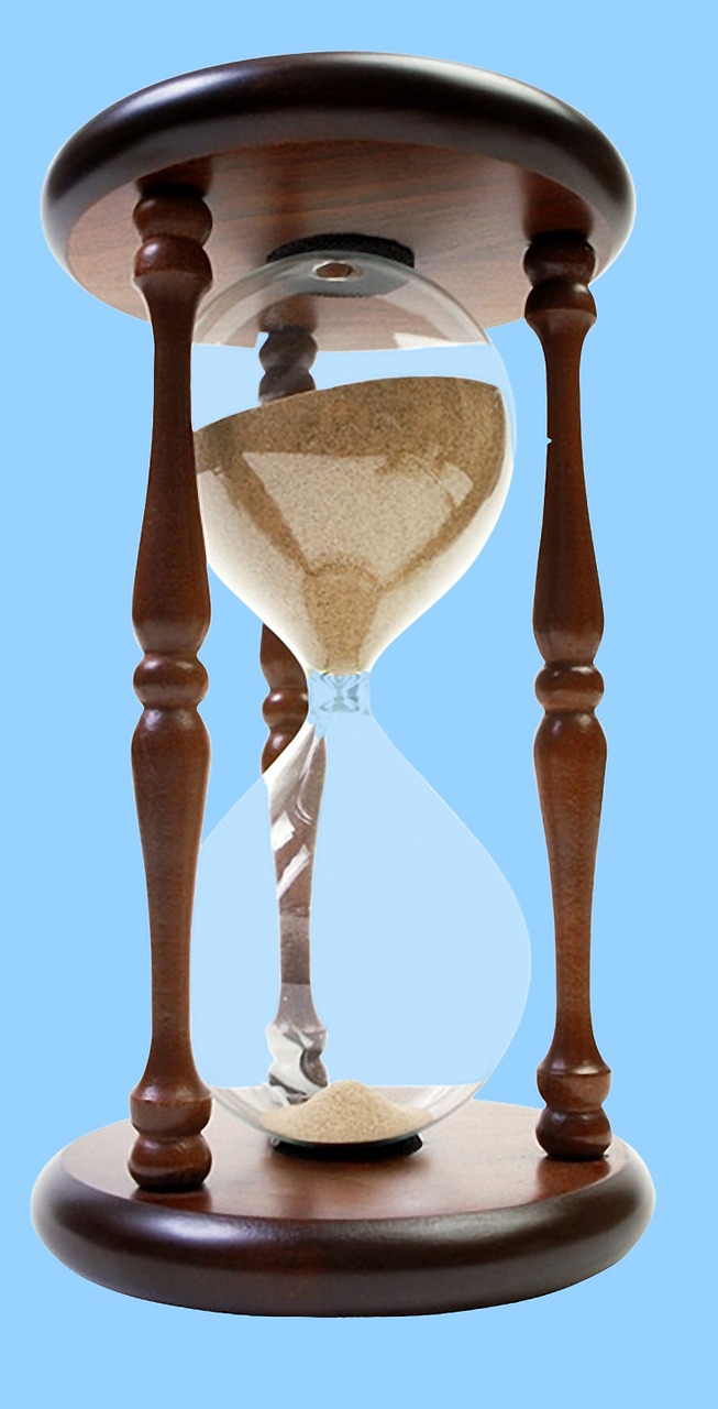 hourglass sand time free photo