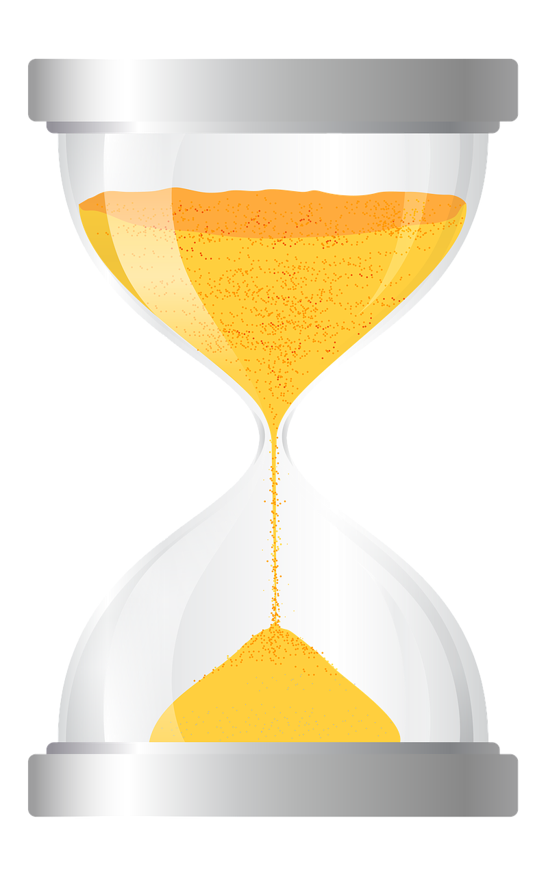 hourglass timer gold free photo