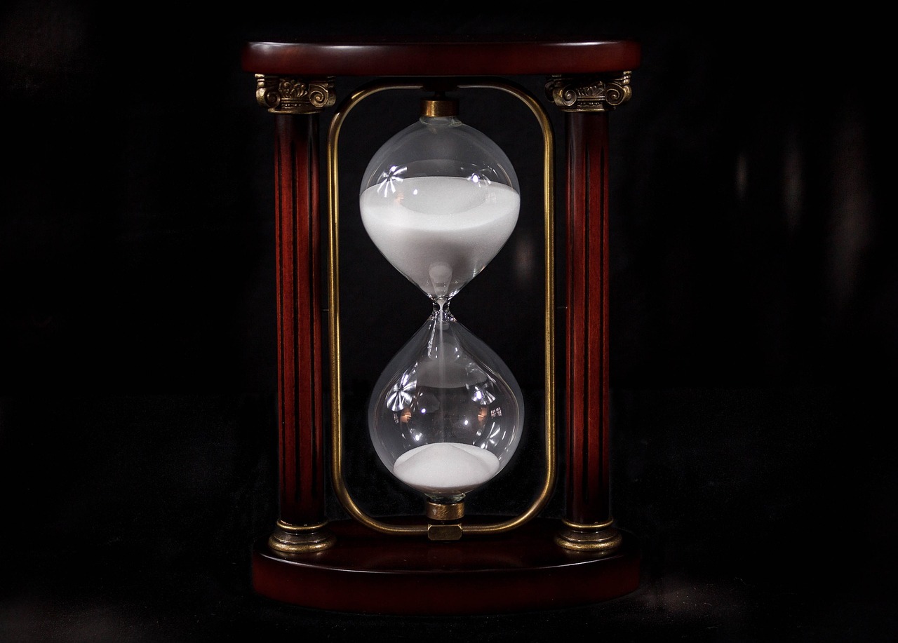 hourglass sandglass timer free photo