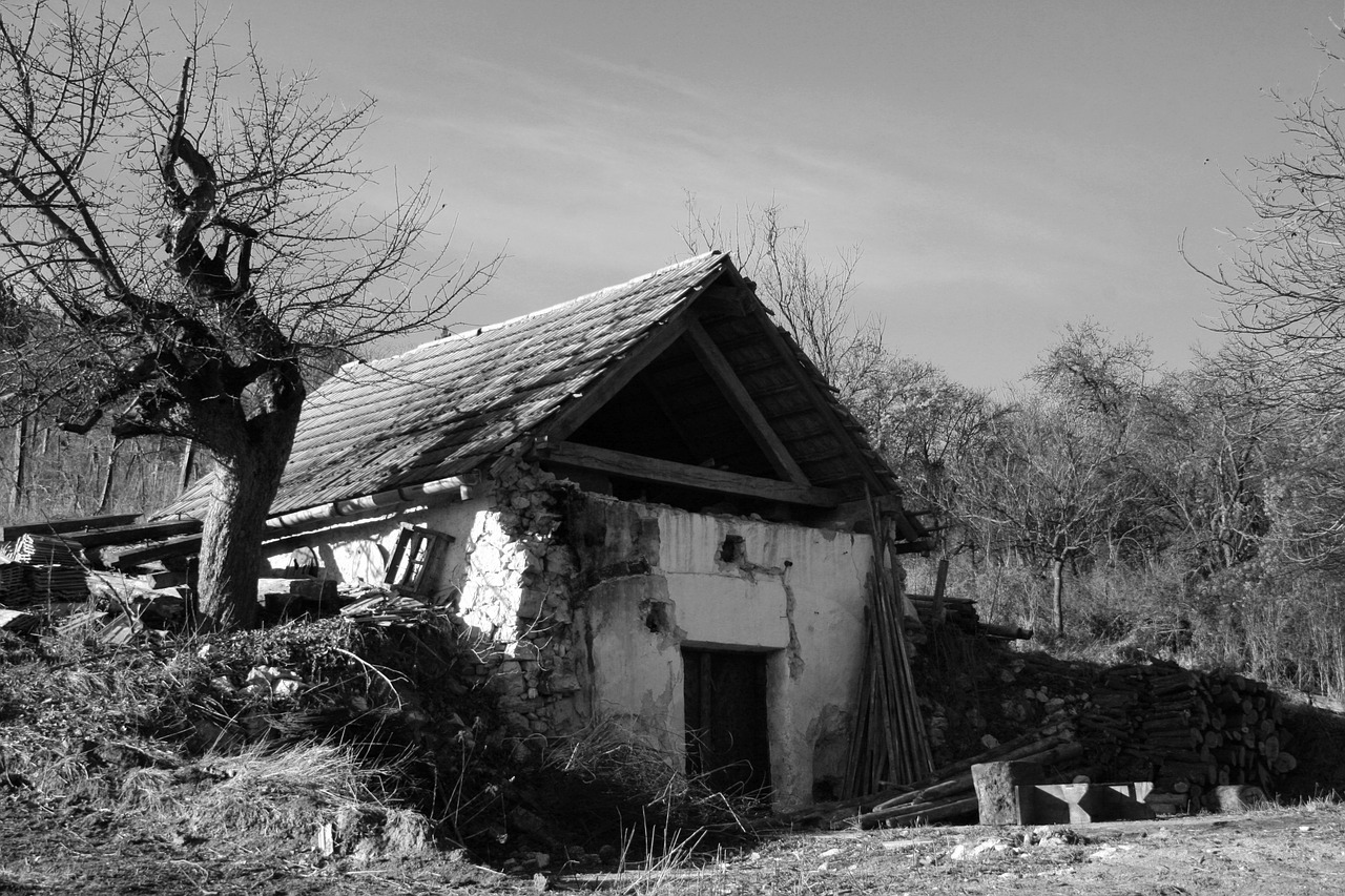 house rom abandoned building free photo