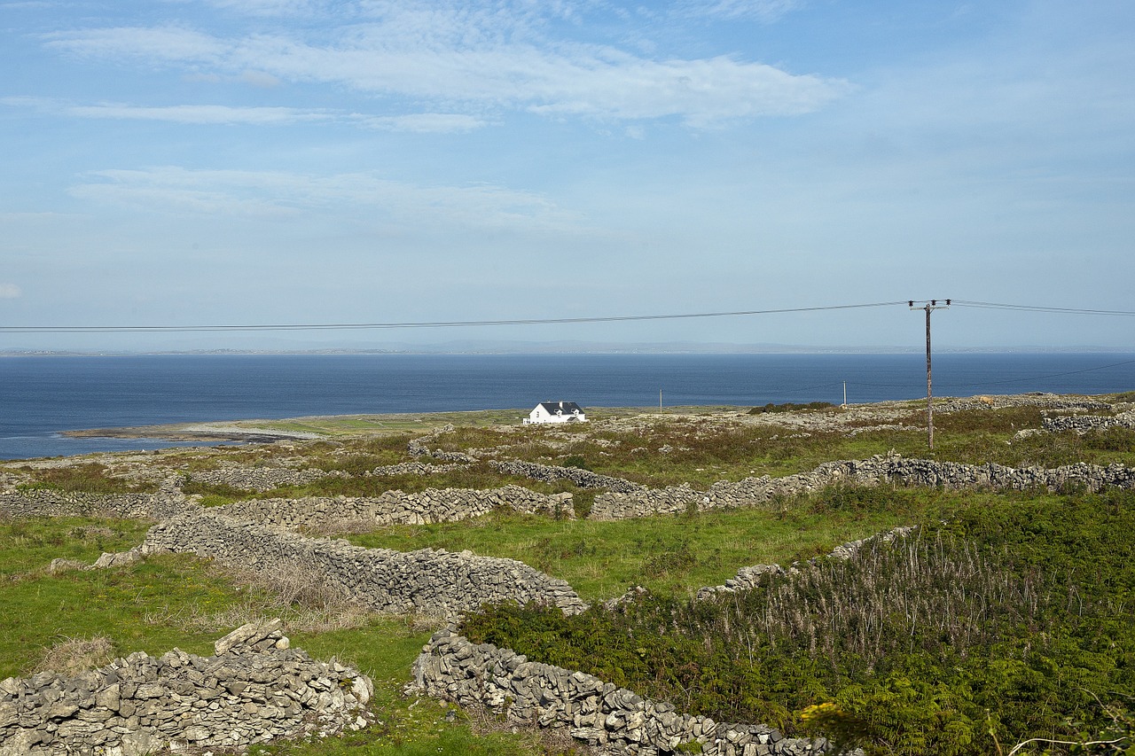 house aran islands beach free photo