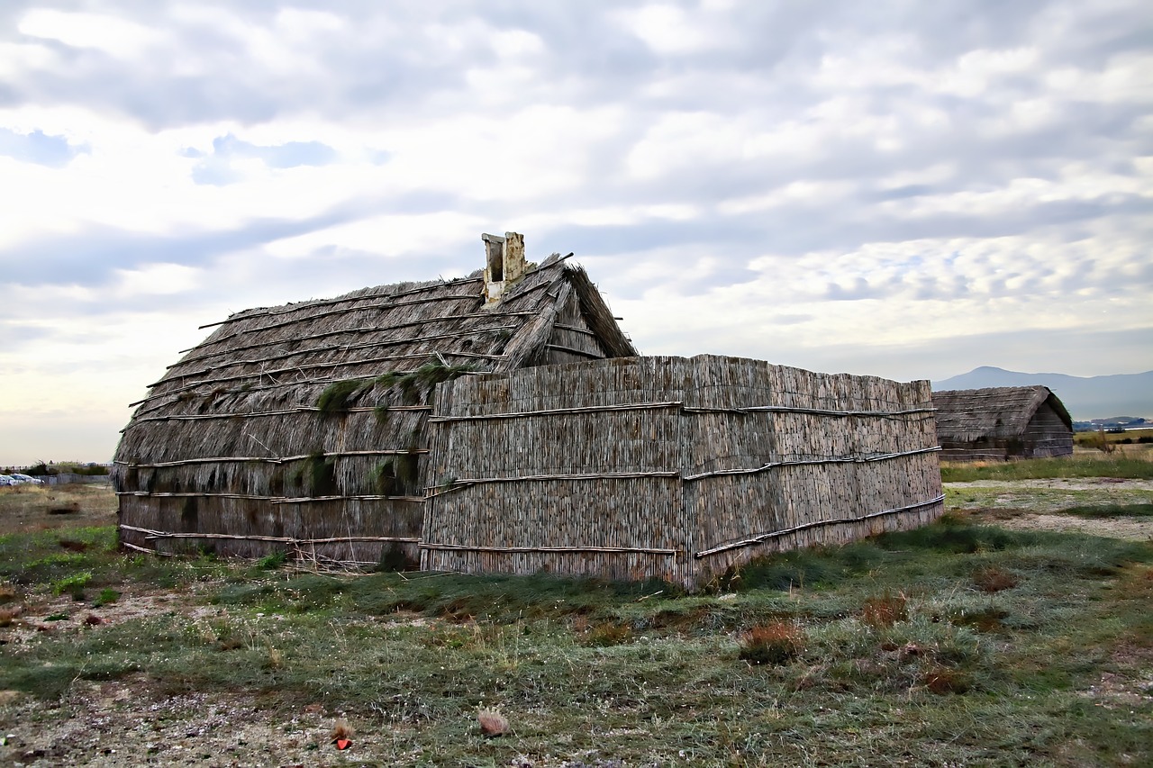 house straw fisherman free photo