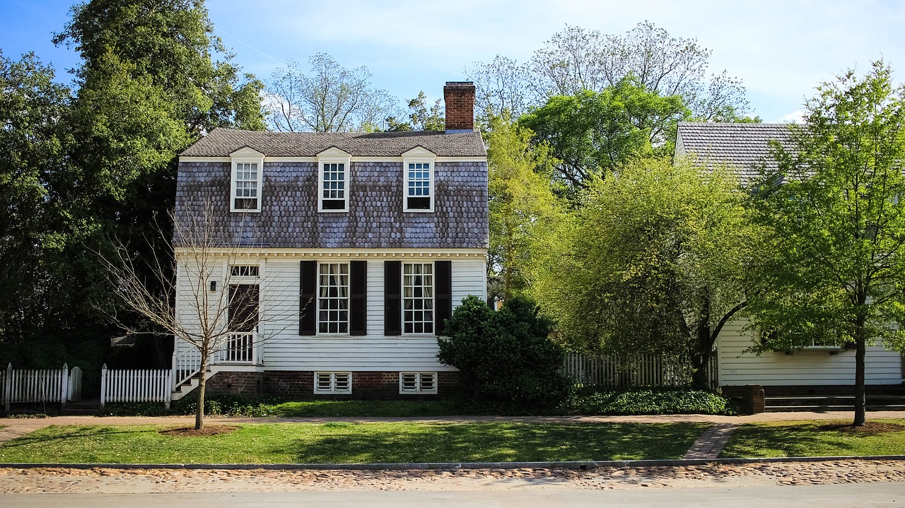 house williamsburg colonial free photo