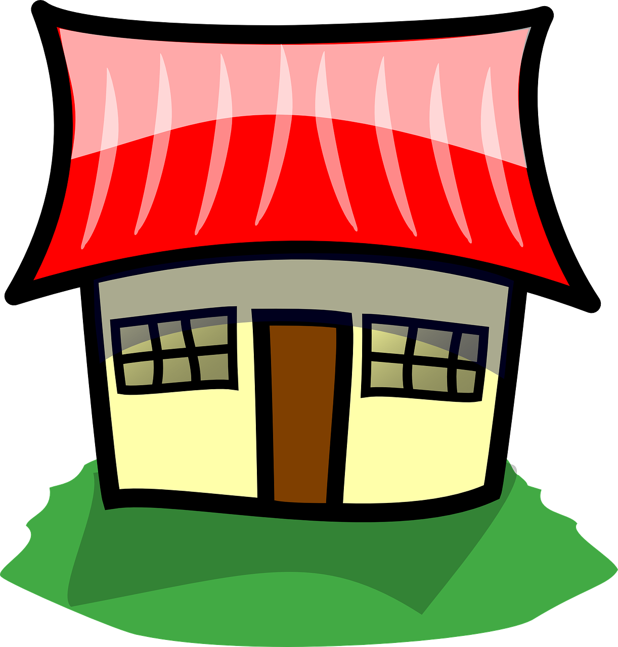 house cartoon art free photo