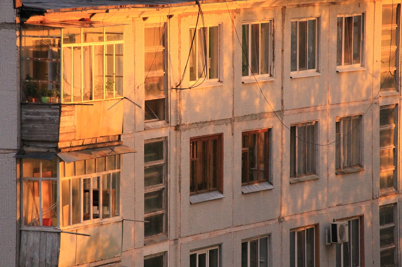 house  window  sunset free photo