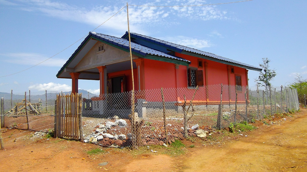 house rural cambodia free photo