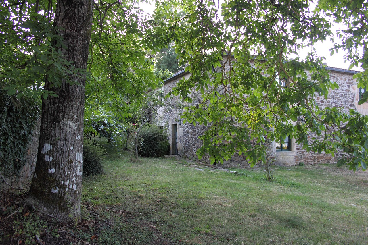 house landscape galicia free photo