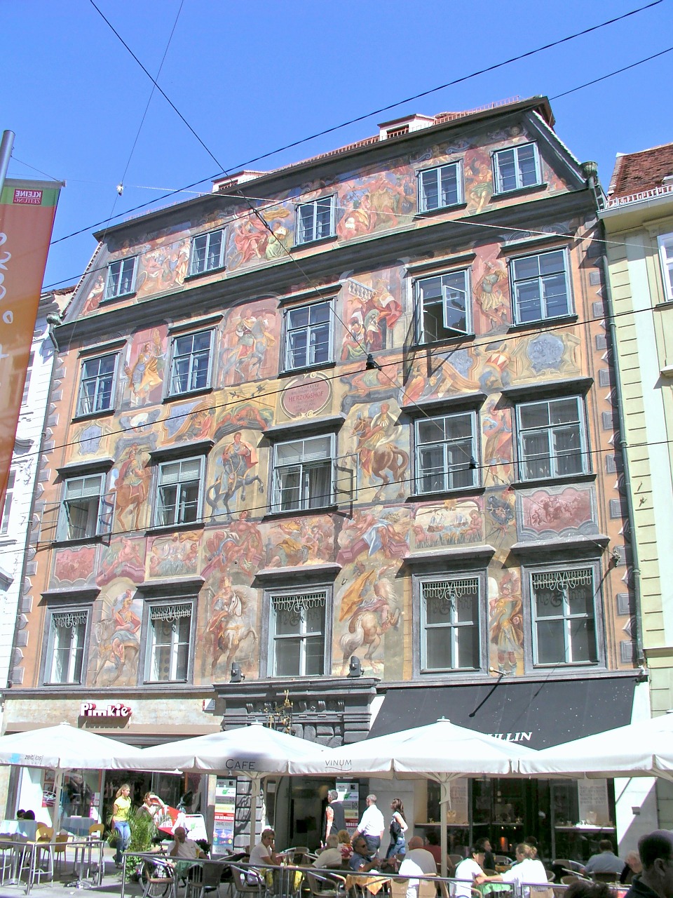 house graz painted free photo