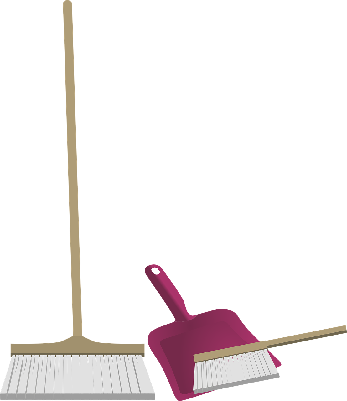 house cleaning broom hand brush free photo