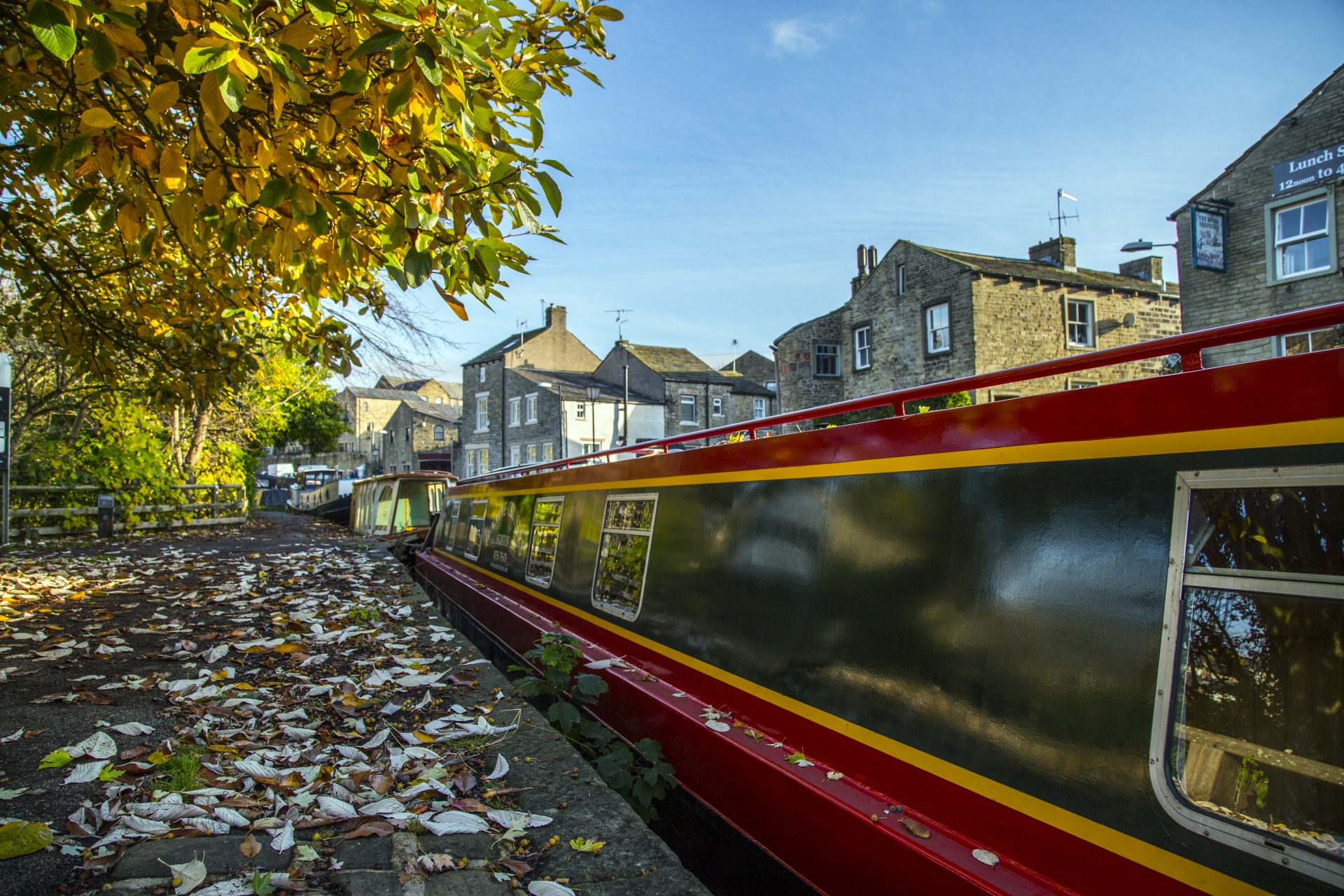 england canal boating free photo