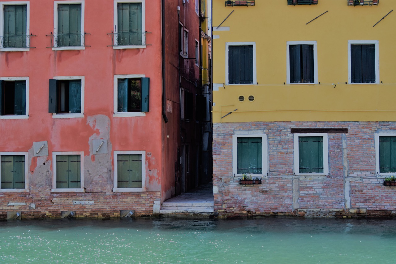 houses colours colorful free photo