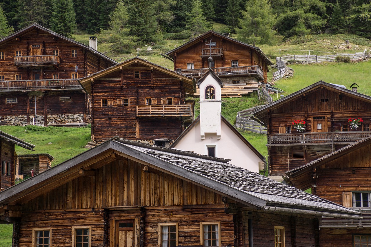 houses  wood  tyrol free photo