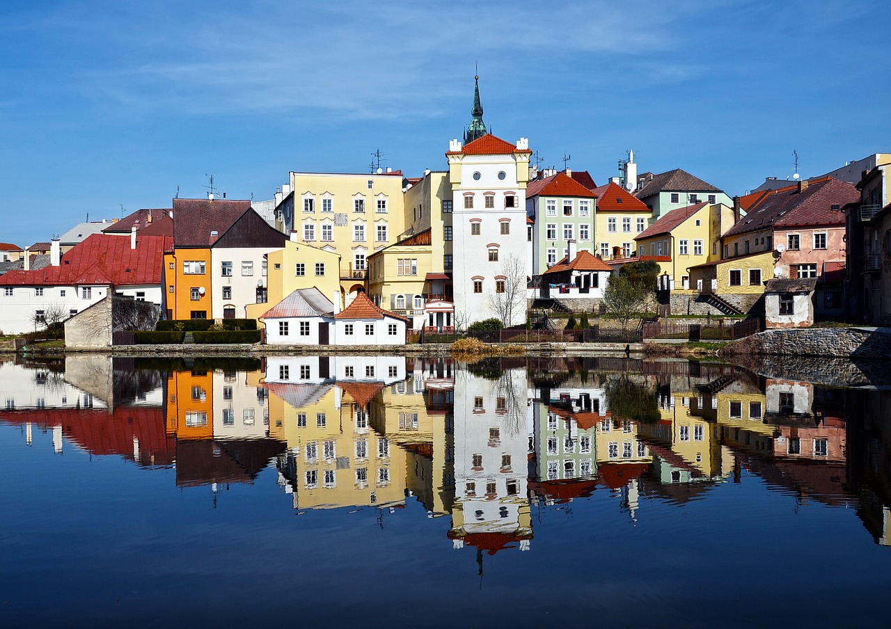 houses water south bohemia free photo