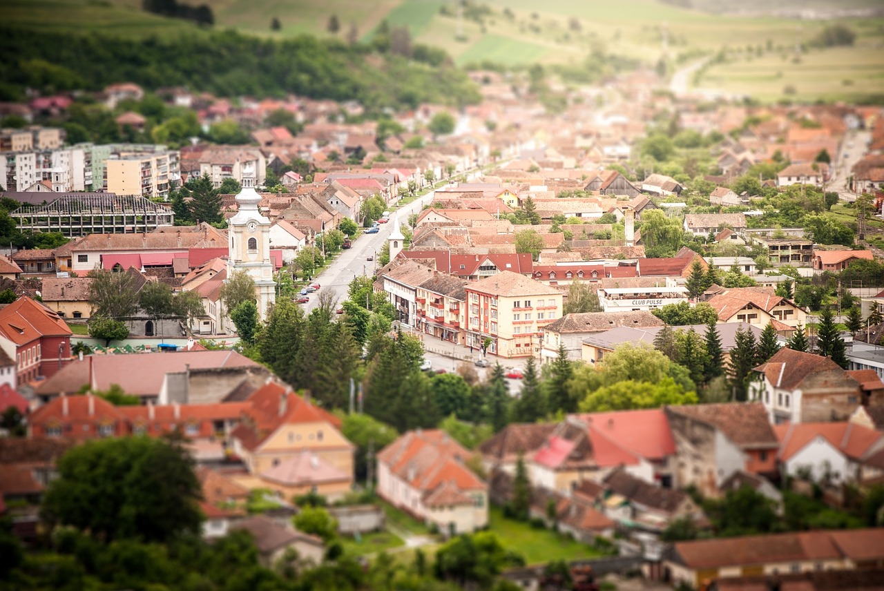 houses village town free photo