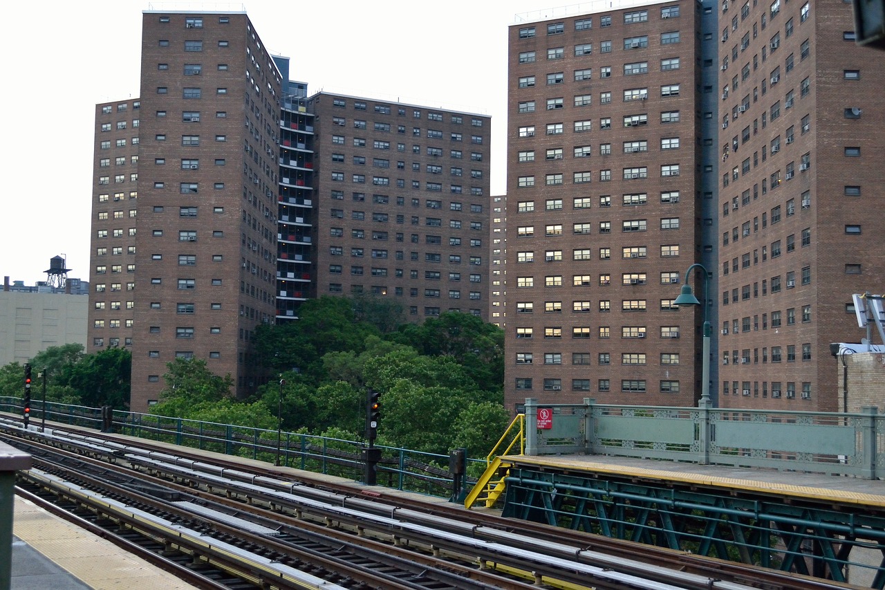 housing projects harlem new york city free photo