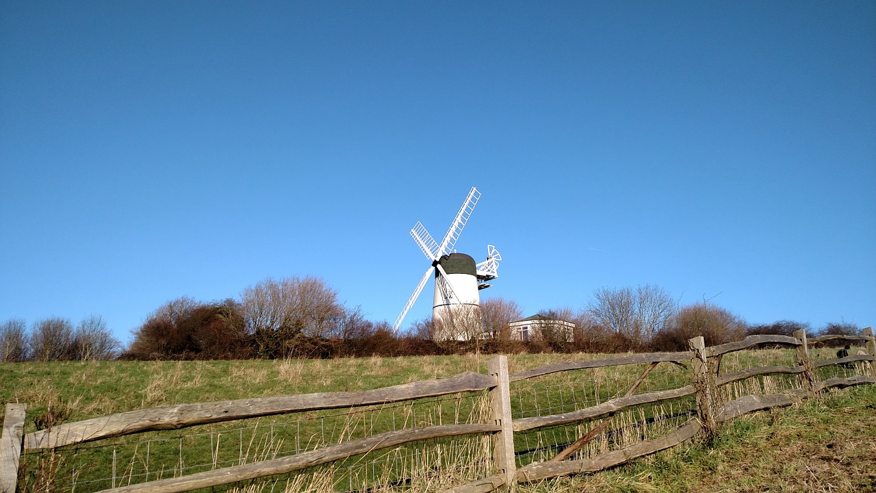 hove brighton wind mill free photo