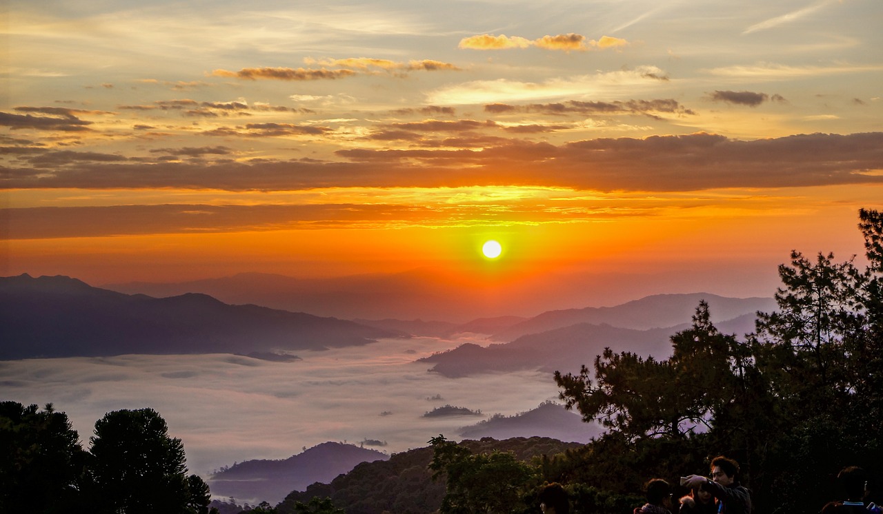 huai nam dang chiang mai thailand sunrise free photo