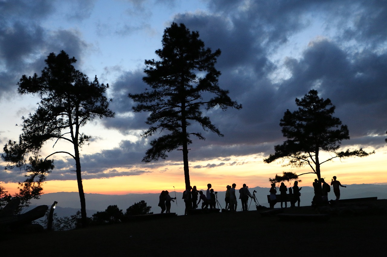 huay nam dang thailand evening free photo