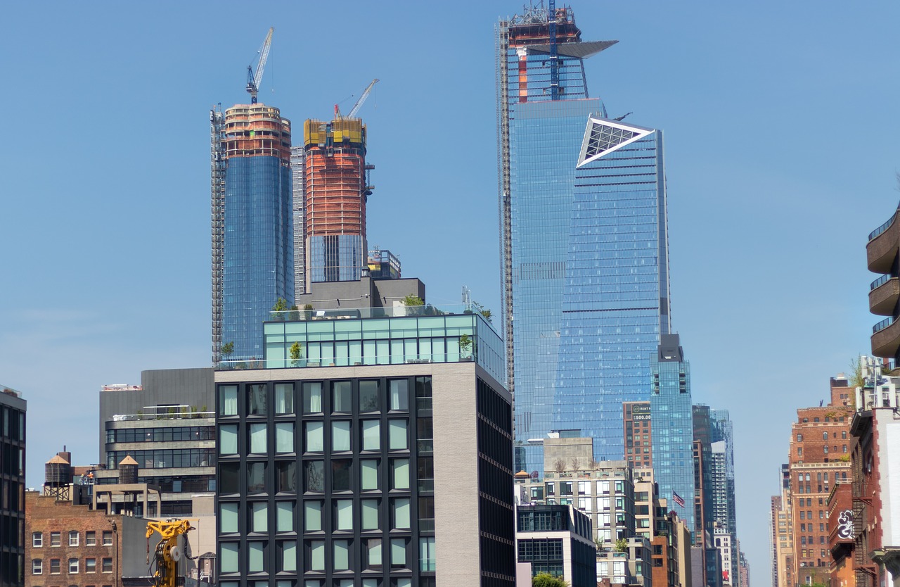 hudson towers  nyc  new york street free photo