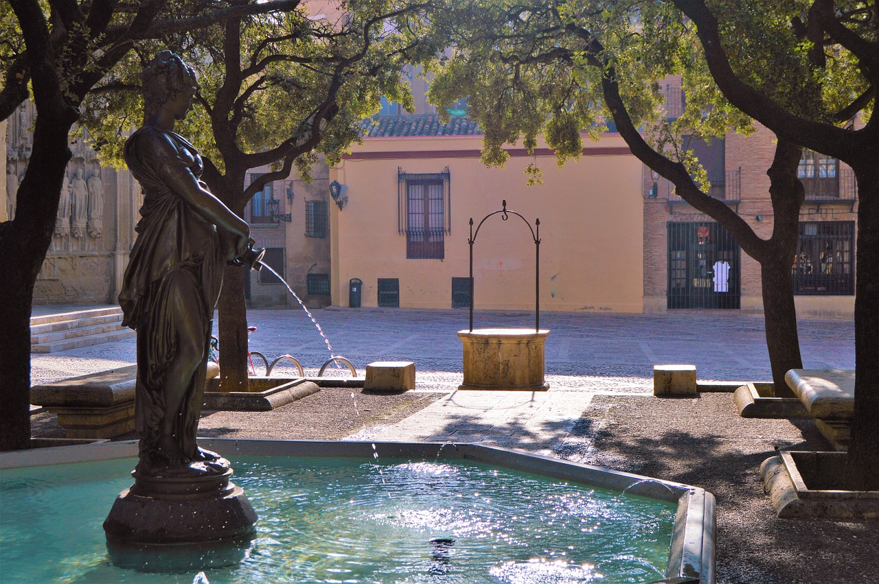 huesca plaza city hall free photo