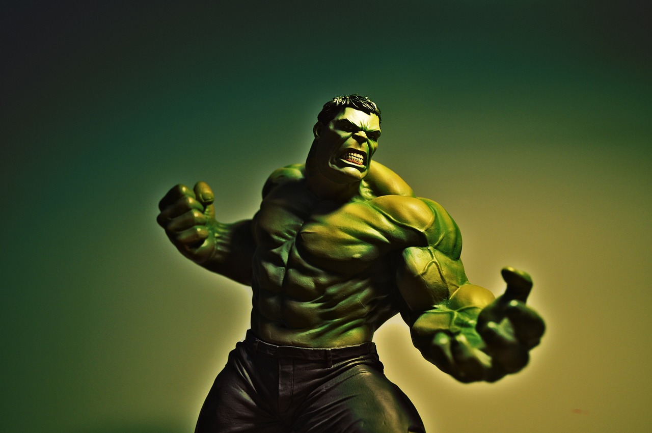 hulk marvel actionfigure free photo