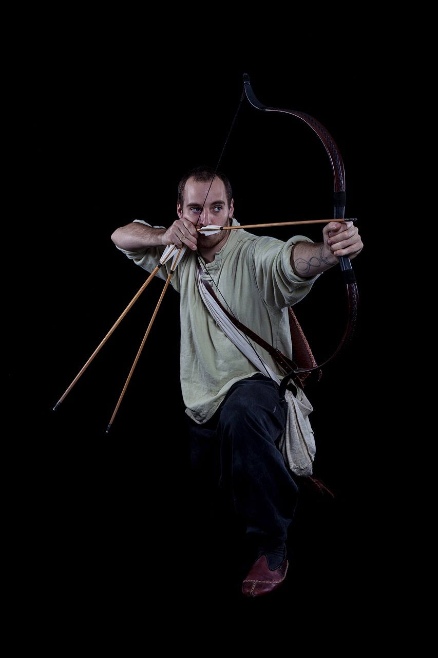 human viking archer free photo