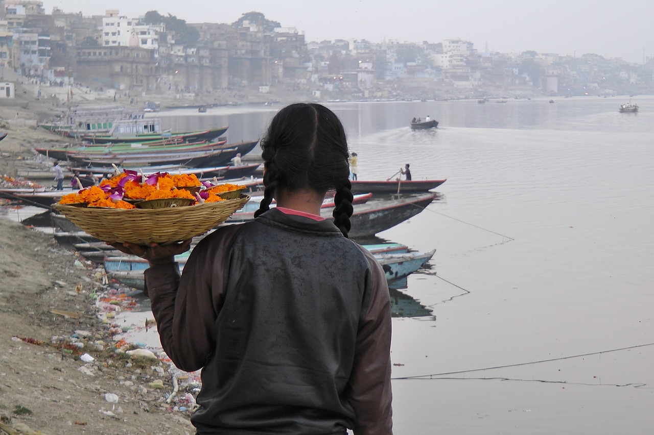 human  waters  ganges free photo
