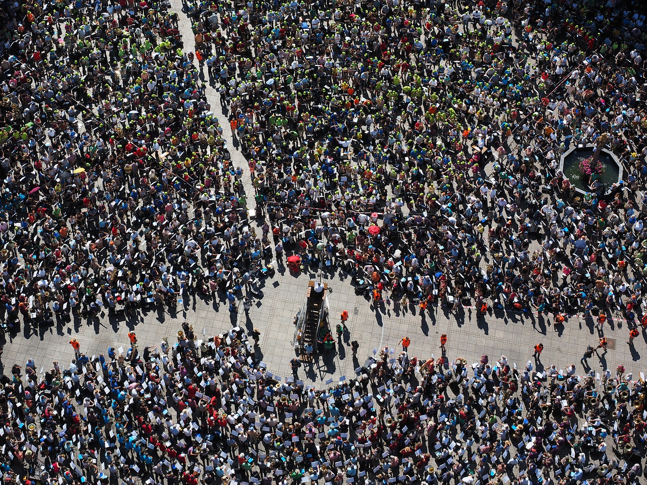 human crowds collection free photo
