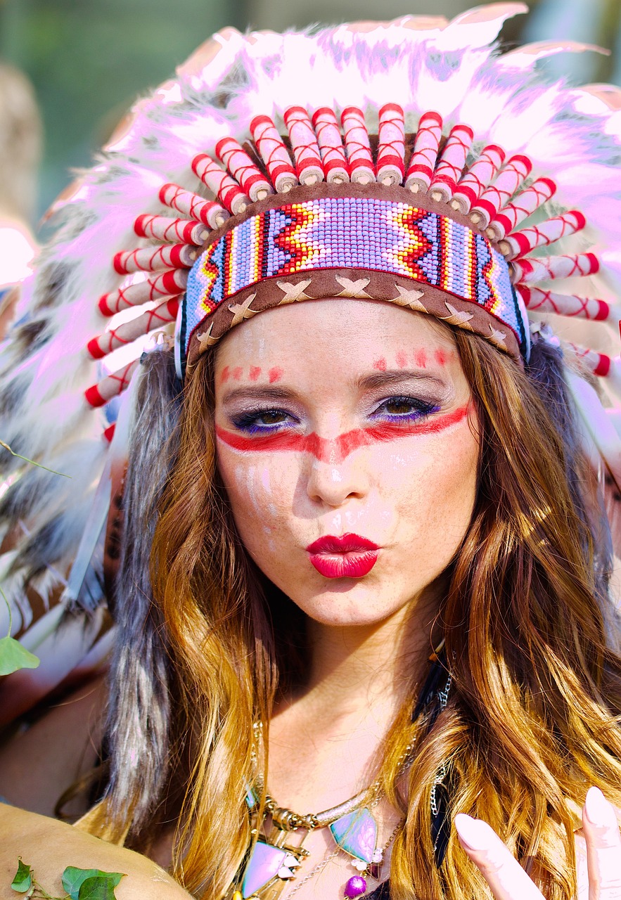 human woman street parade free photo