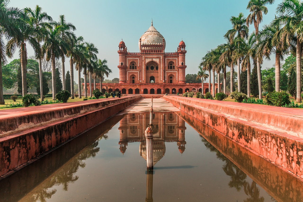 humayun tomb color grading hd picture free photo