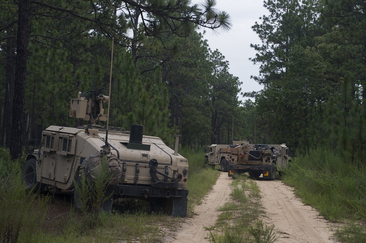 humvee training exercise free photo