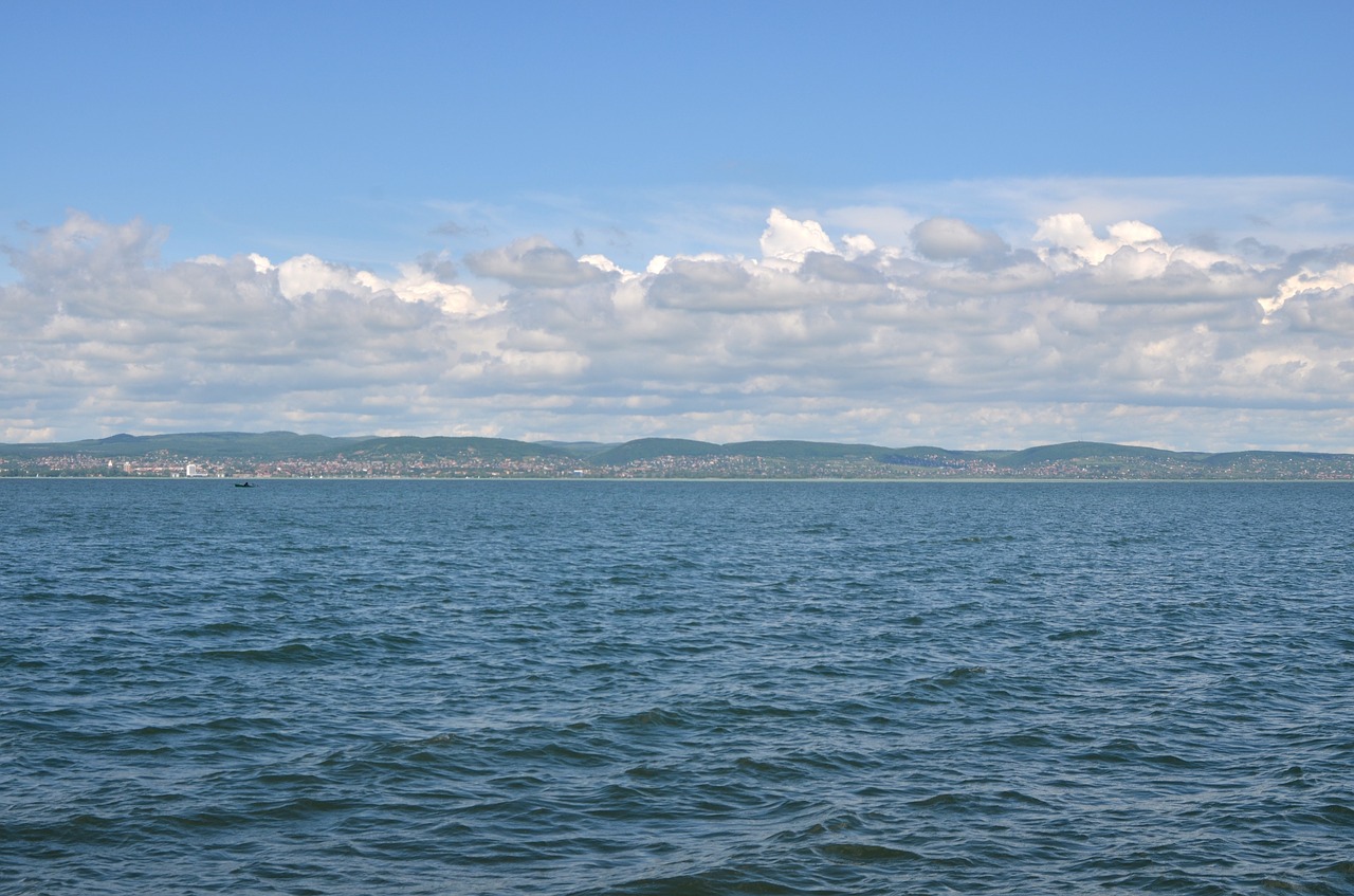 hungarian sea lake balaton water free photo