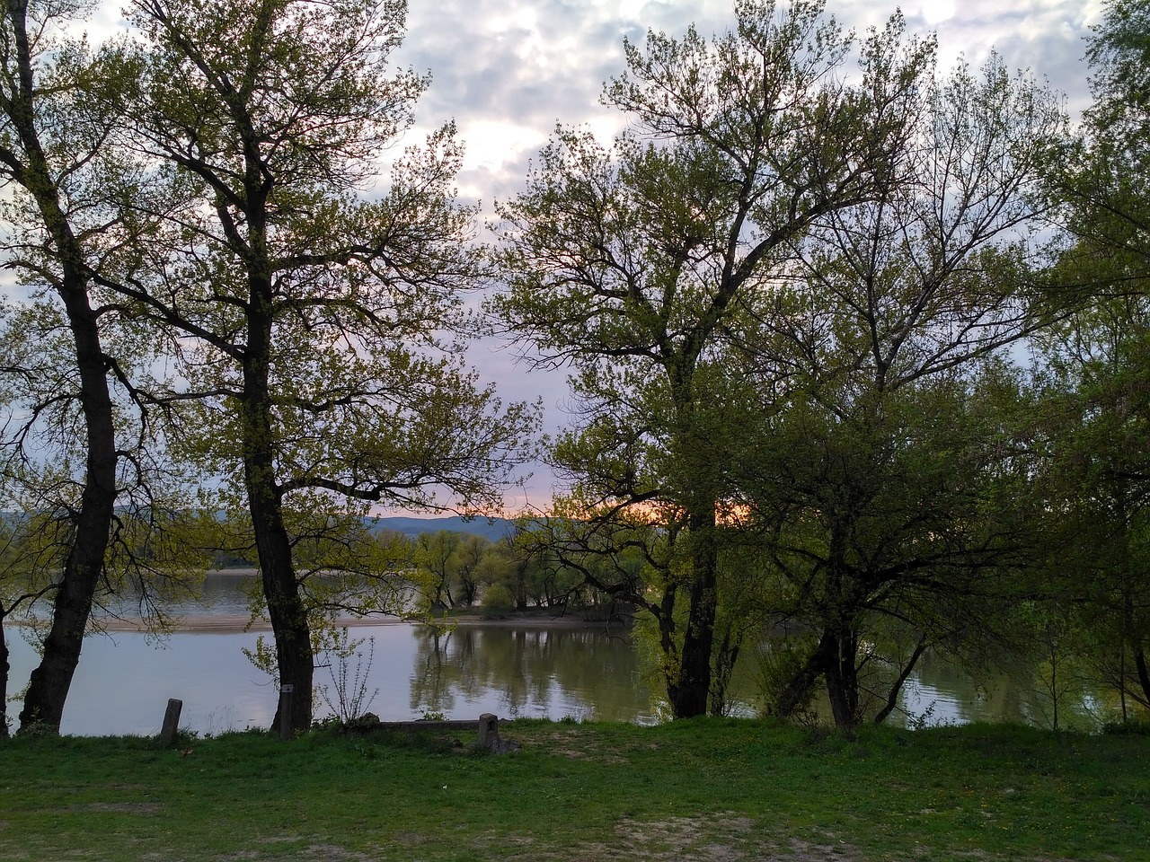 hungary in zebegény sunset free photo