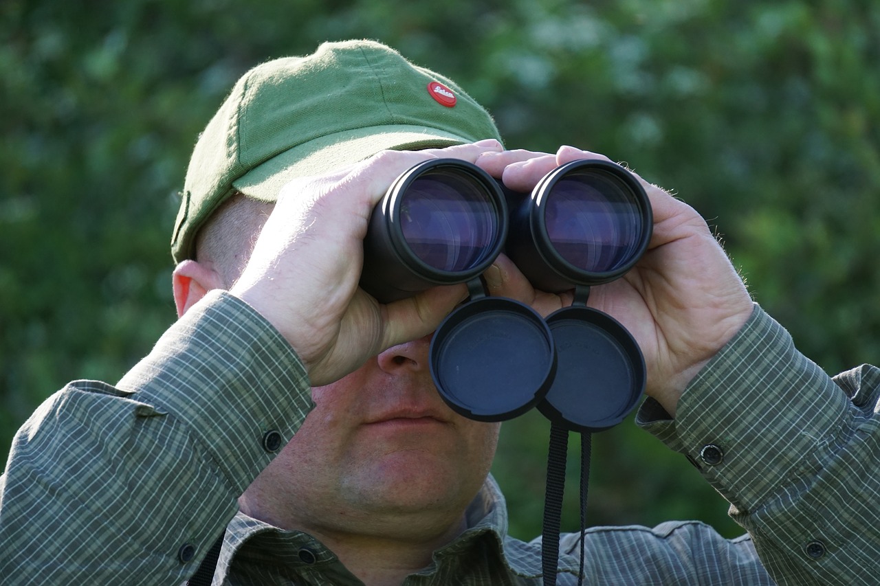 hunter  binoculars  optics free photo