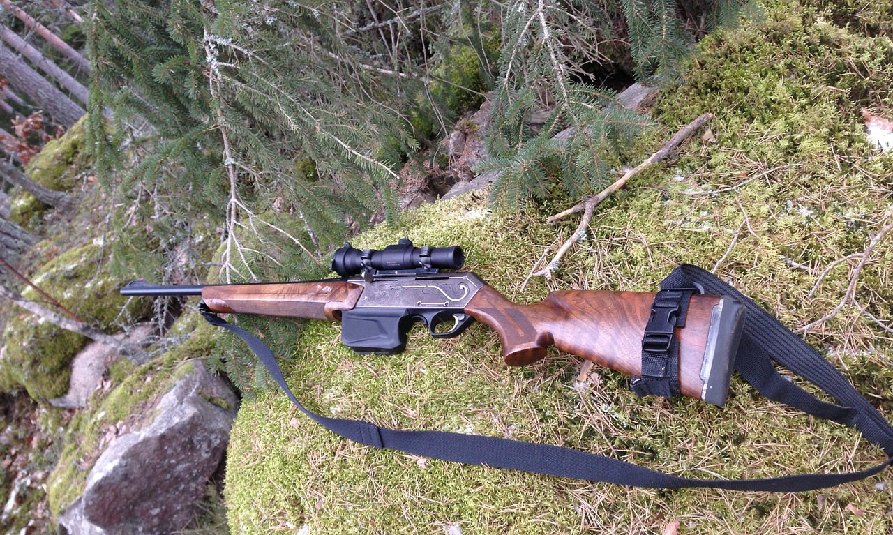 hunting hunting rifle weapons free photo