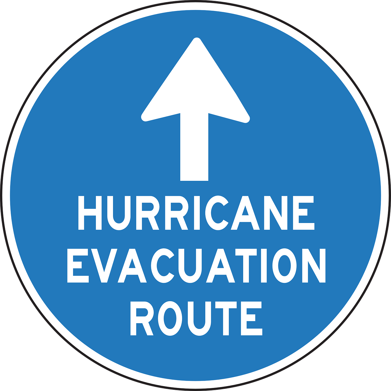 hurricane evacuation route free photo