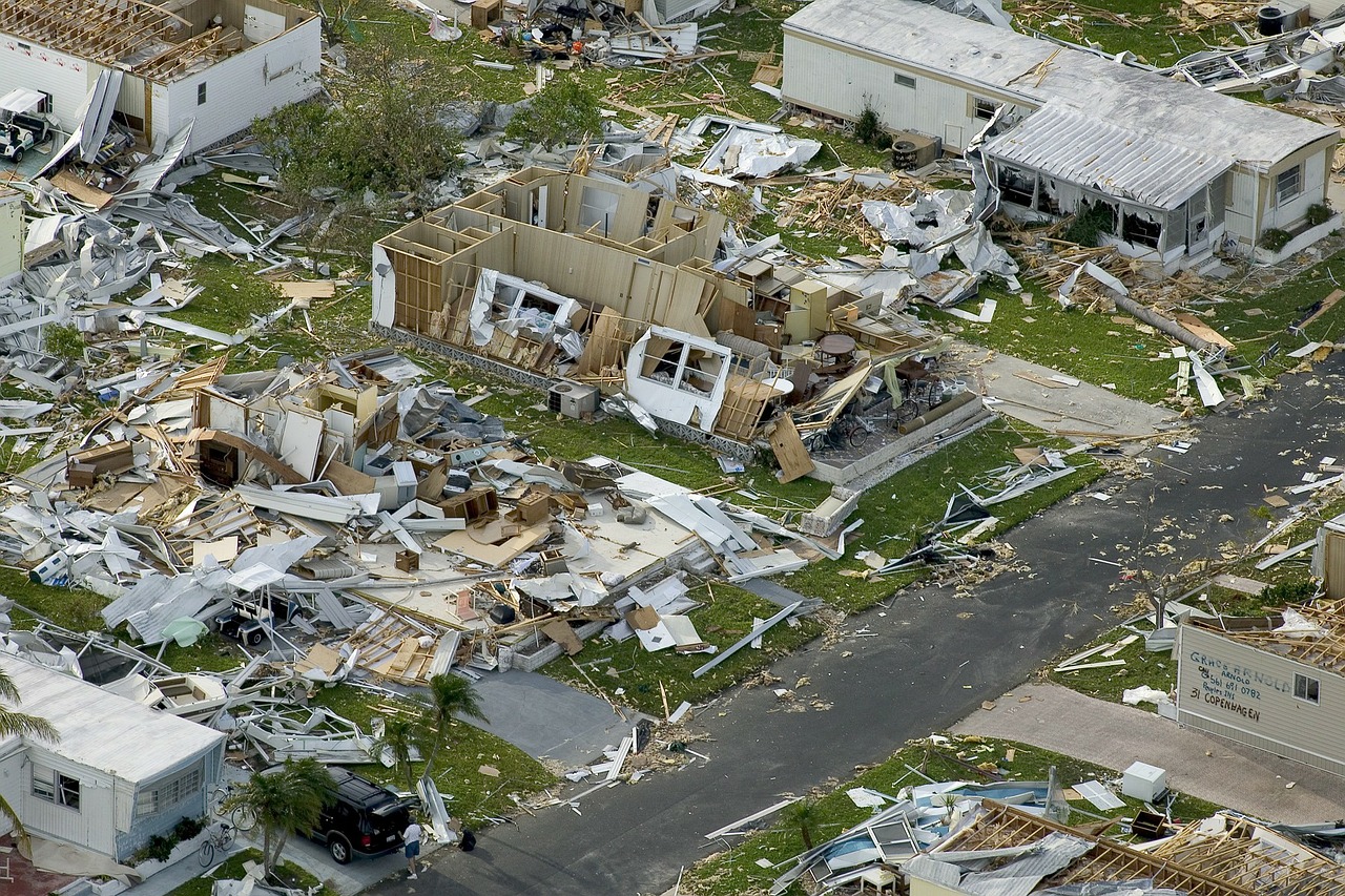 hurricane devastation charley free photo