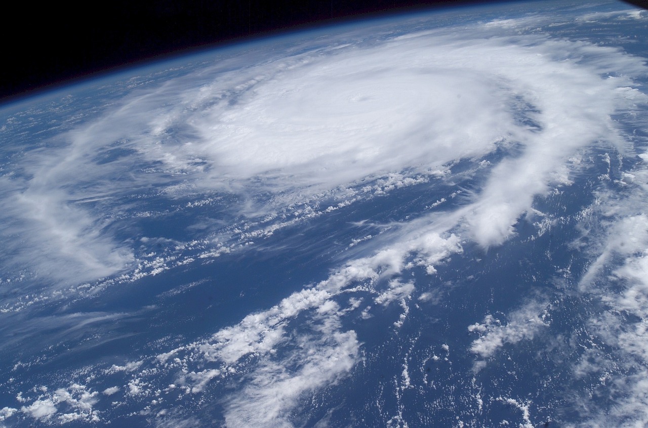 hurricane frances international space station free photo