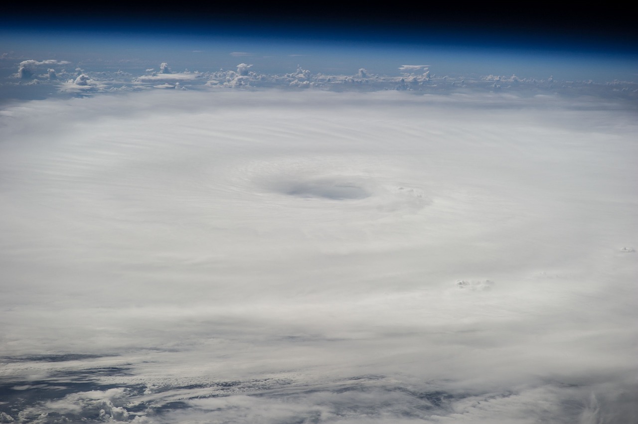 hurricane edouard international space station free photo
