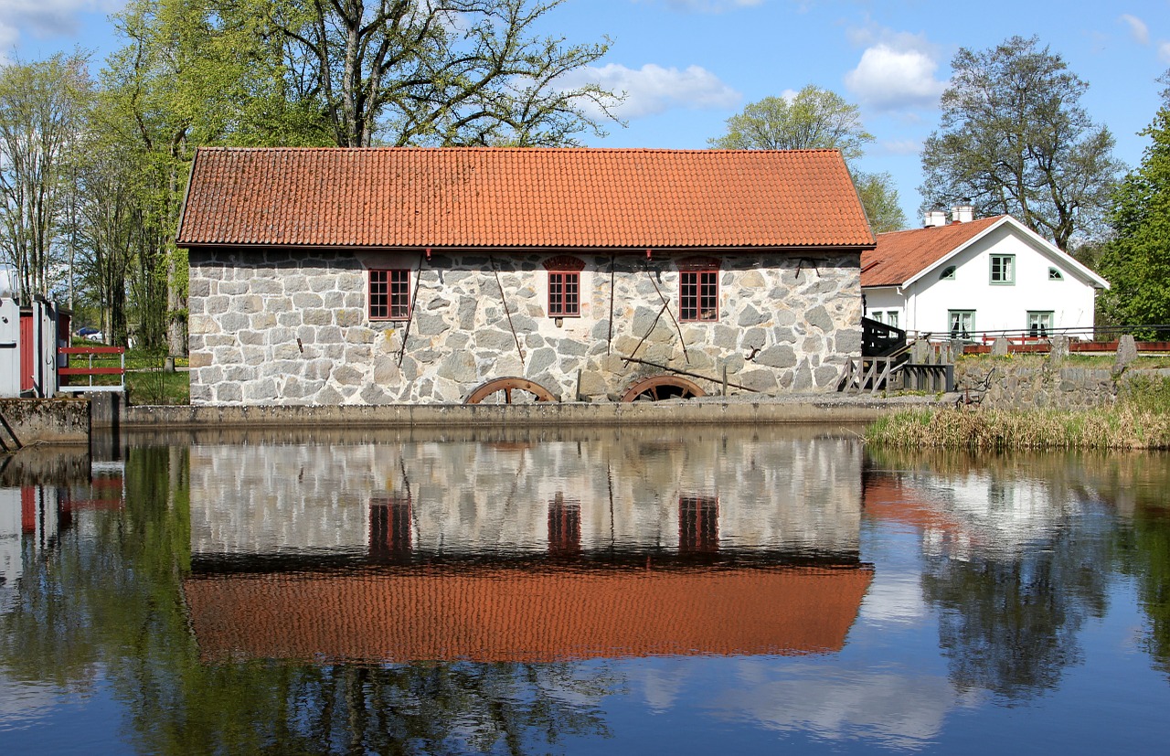 huseby water industrial history free photo